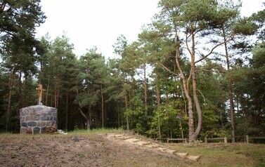 Mogiła żołnierzy niemieckich z I Wojny Światowej w miejscowości Dzbądzek 8