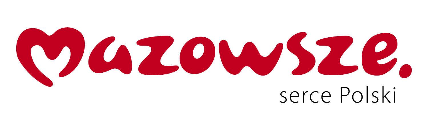 Logo &bdquo;Mazowsze. serce Polski&rdquo; przedstawia czerwony, zaokrąglony napis &bdquo;Mazowsze.&rdquo; w&nbsp;charakterystycznym, miękkim kroju pisma przypominającym odręczne litery, a&nbsp;poniżej w&nbsp;czarnym, prostym i&nbsp;cienkim kroju znajduje się napis &bdquo;serce Polski&rdquo;. Całość jest prosta i&nbsp;czytelna, a&nbsp;czerwony kolor symbolizuje energię, pasję i&nbsp;tożsamość regionu Mazowsza jako centralnej części kraju.