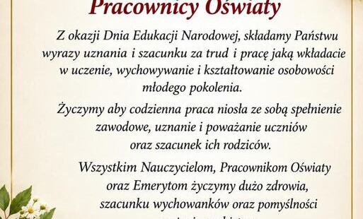Dzień Edukacji Narodowej 
