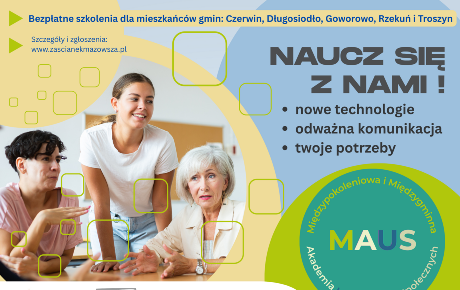 Bezpłatne szkolenia w ramach Akademii MAUS